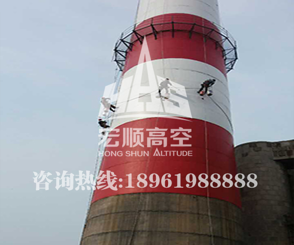 砖烟囱美化